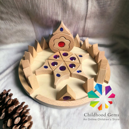 Wooden Mandala Sun
Stacking Toy