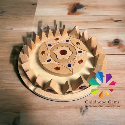 Wooden Mandala Sun
Stacking Toy