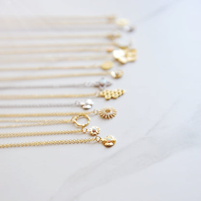 BRIELLE Gold Sun Necklace