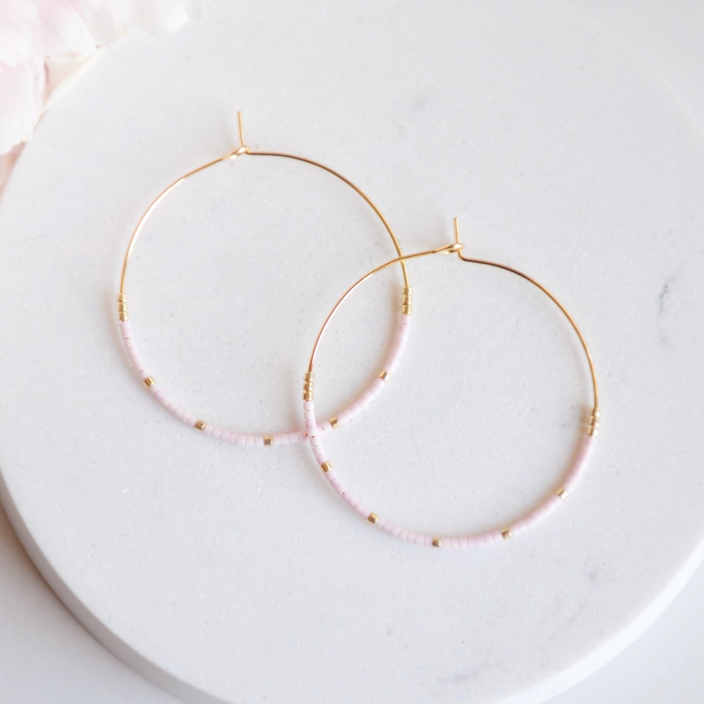 Miyuki Bead Hoops