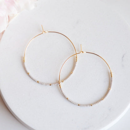 Miyuki Bead Hoops