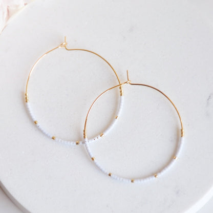 Miyuki Bead Hoops