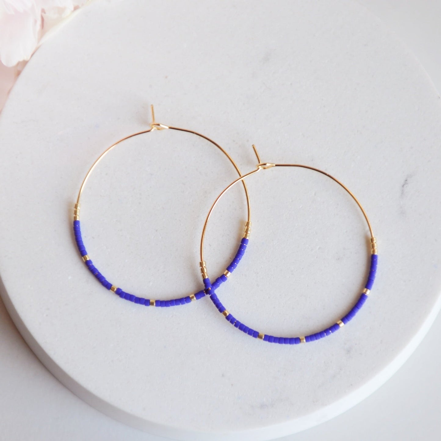 Miyuki Bead Hoops