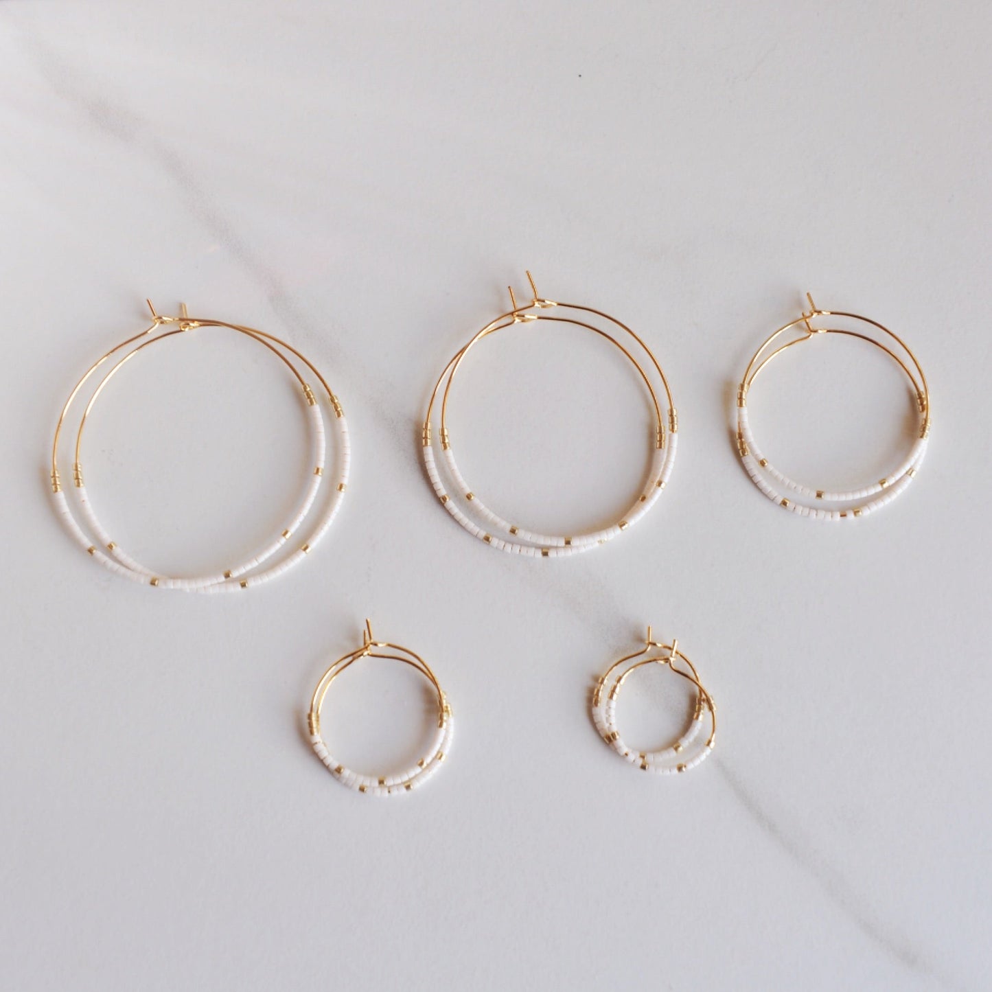 Miyuki Bead Hoops
