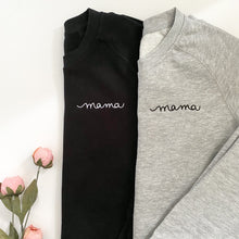 Load image into Gallery viewer, Mama Embroidered Crewneck Sweater | 2 Colour Options
