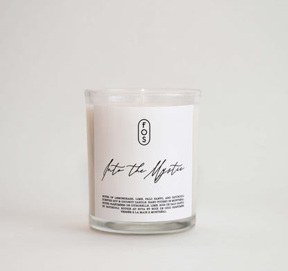 Into The Mystic Essential Oil Candle - Palo Santo, Lemongrass, Lime & Patchouli