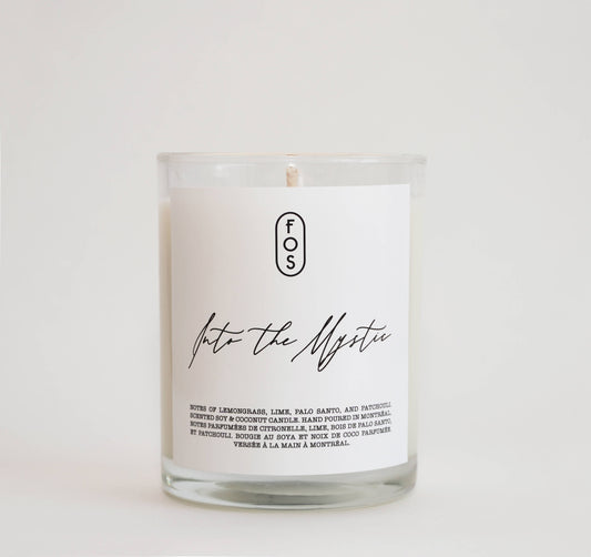 Into The Mystic Essential Oil Candle - Palo Santo, Lemongrass, Lime & Patchouli