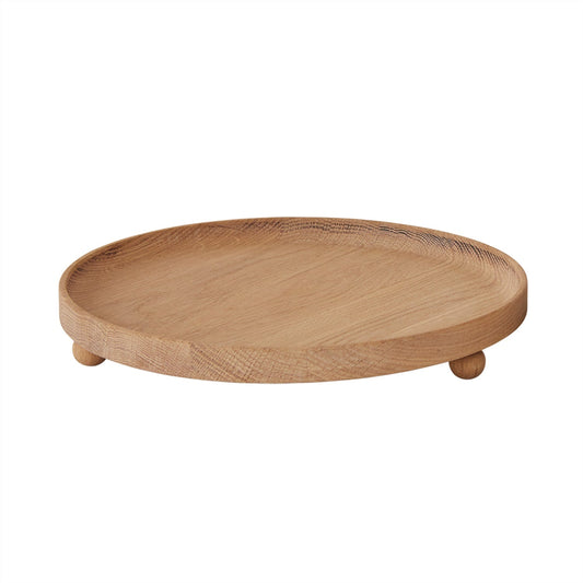 Inka Wood Tray Round - Large - Nature
