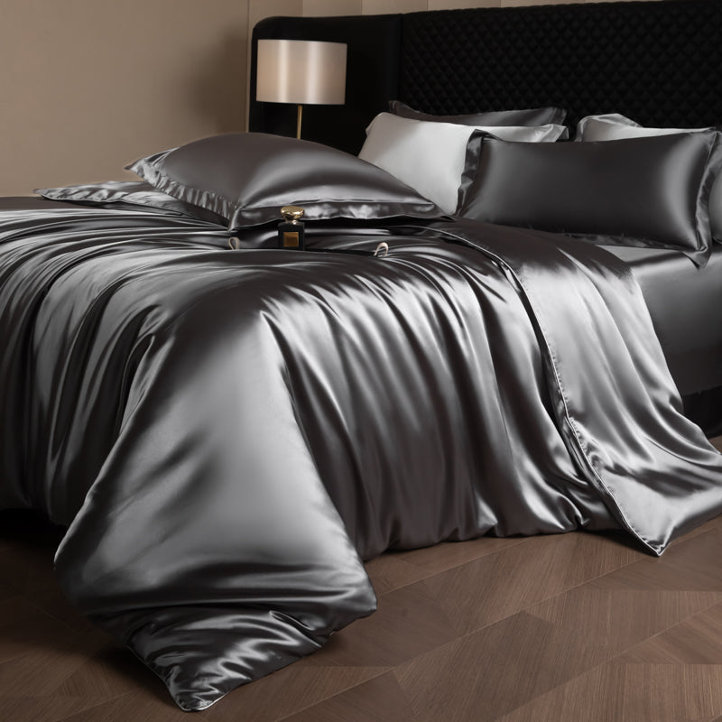 Lustre Luxe Elegant Duvet Set - Jazz Grey