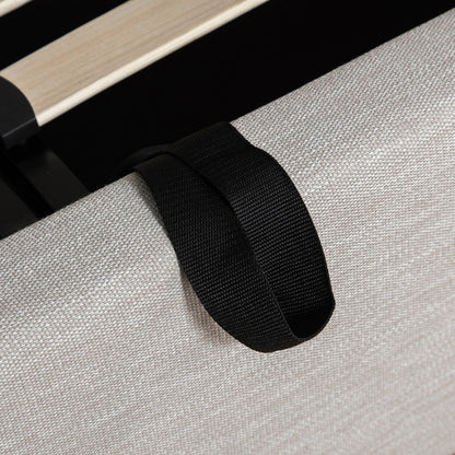 Julia Queen Storage Bed - Sand