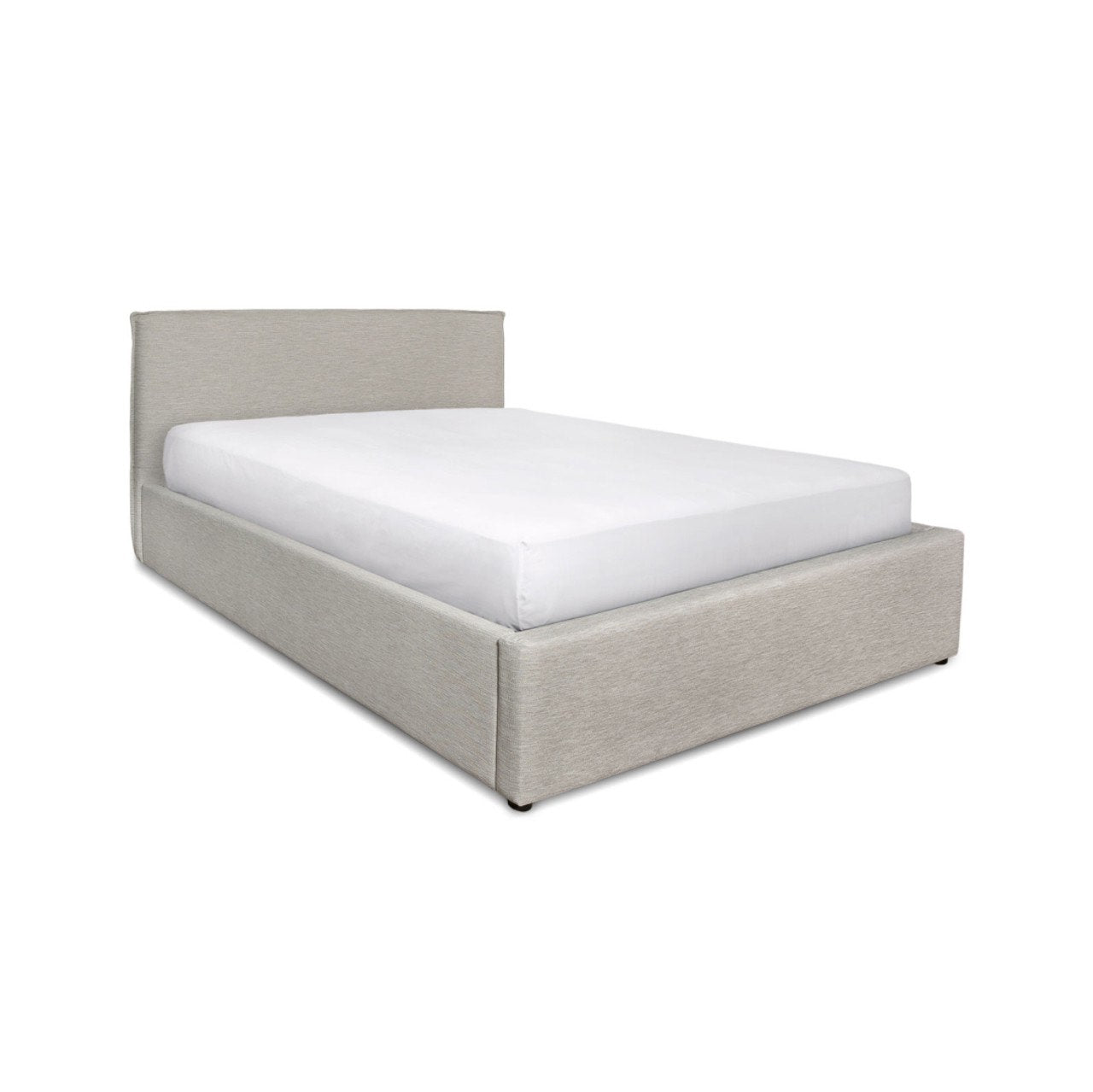 Julia King Storage Bed - Sand