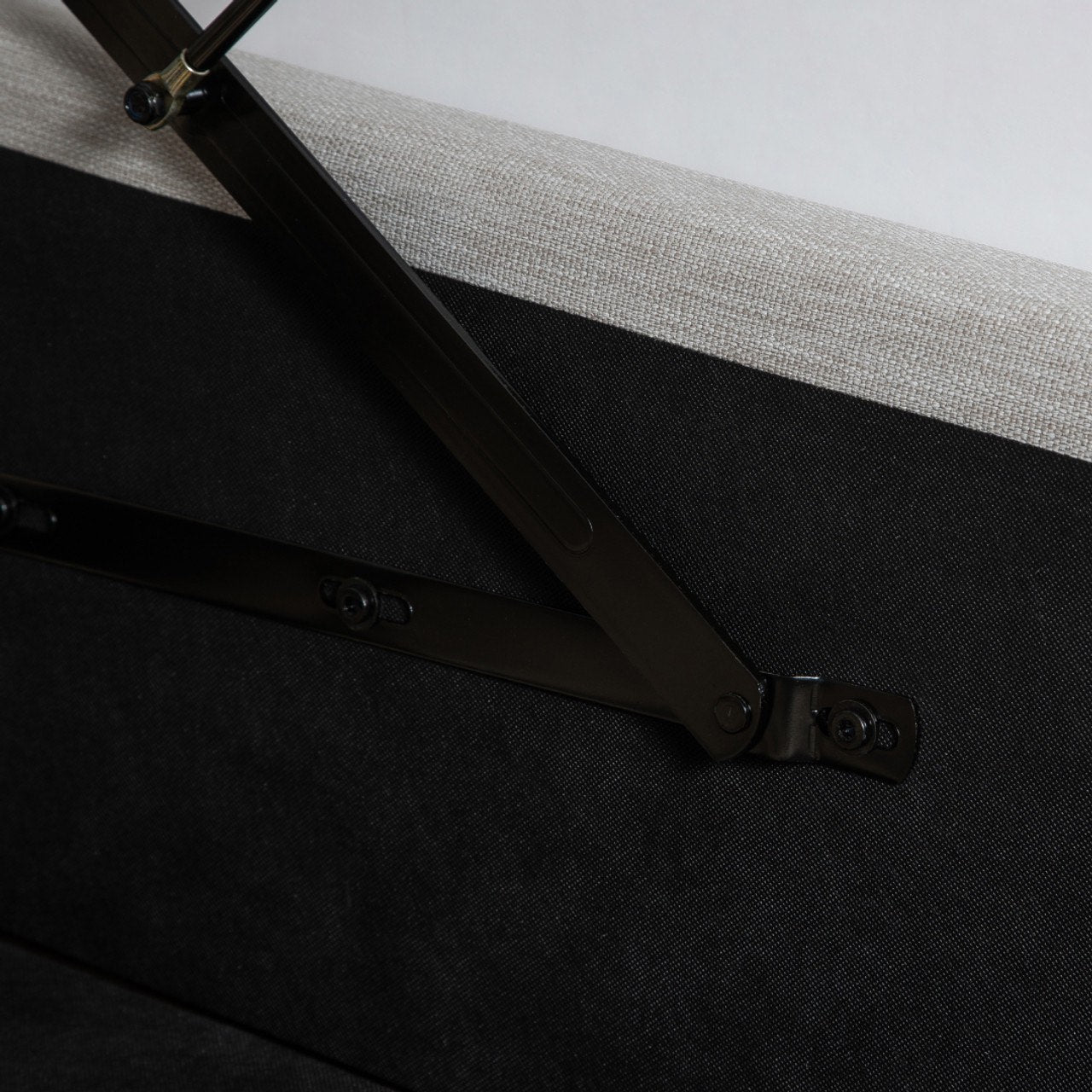 Julia King Storage Bed - Sand