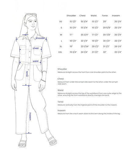 Women's Khaki Green Twill Jumpsuit