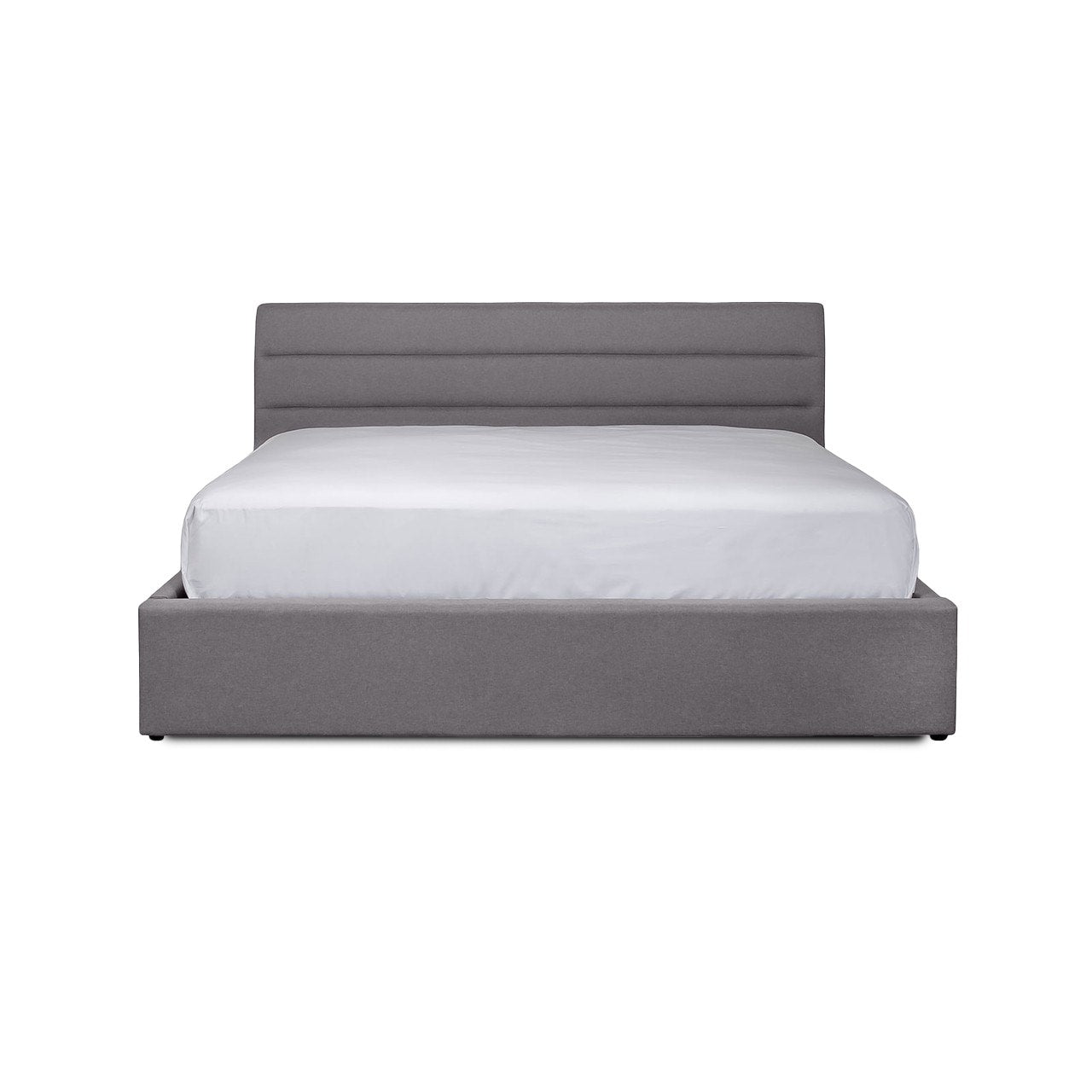Justin King Storage Bed - Stone