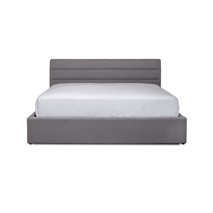 Justin King Storage Bed - Stone