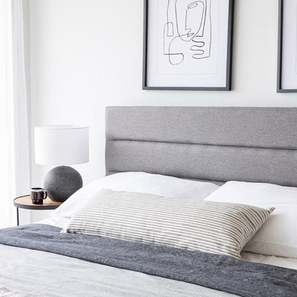 Justin King Storage Bed - Stone