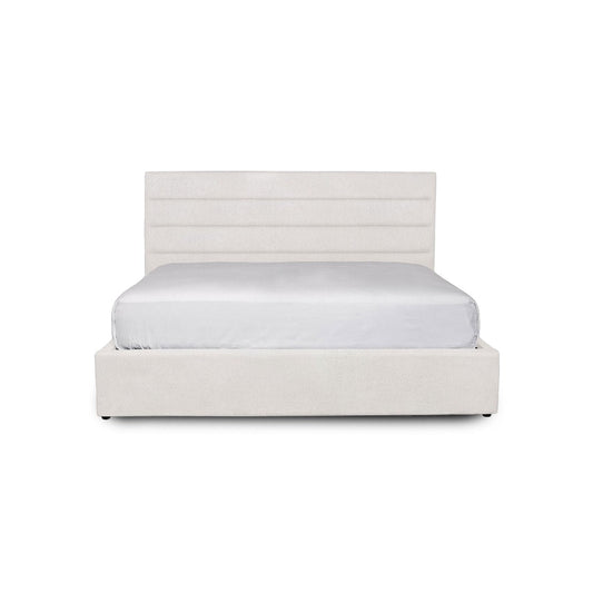 Justin Queen Storage Bed - Cream