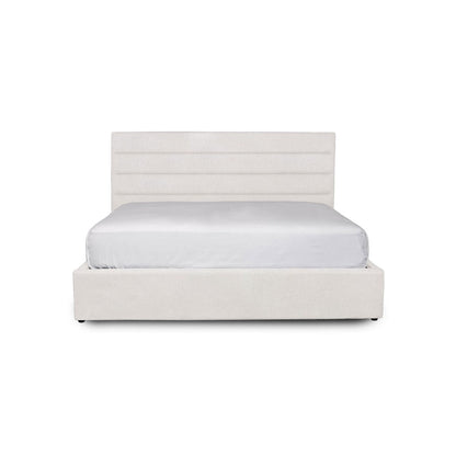 Justin King Storage Bed - Cream
