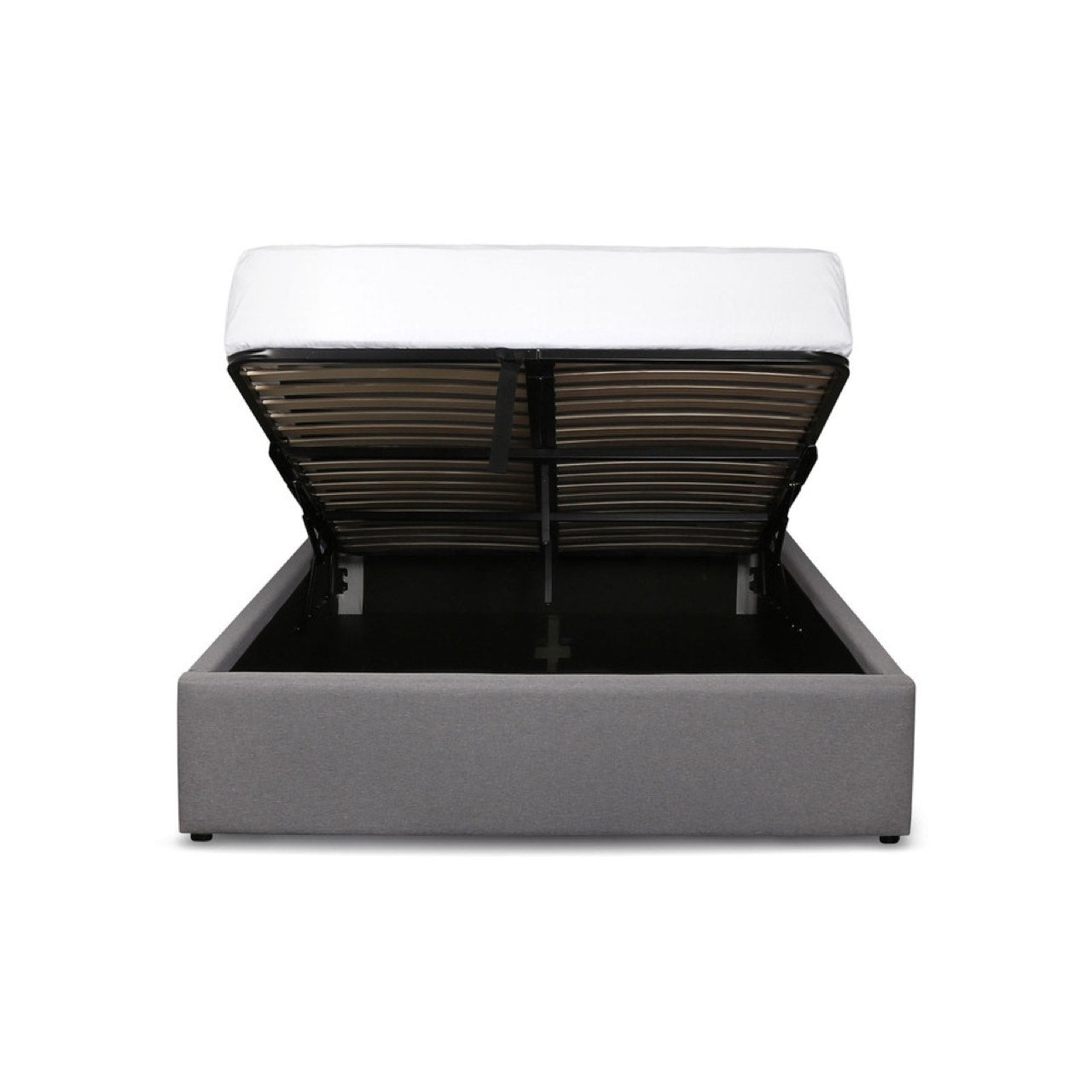 Justin King Storage Bed - Stone