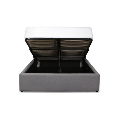 Justin King Storage Bed - Stone