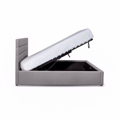 Justin King Storage Bed - Stone