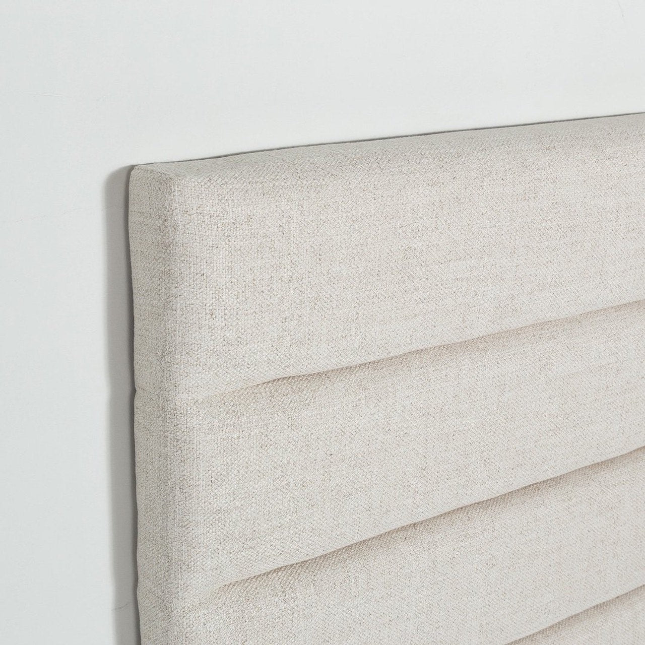 Justin King Storage Bed - Cream