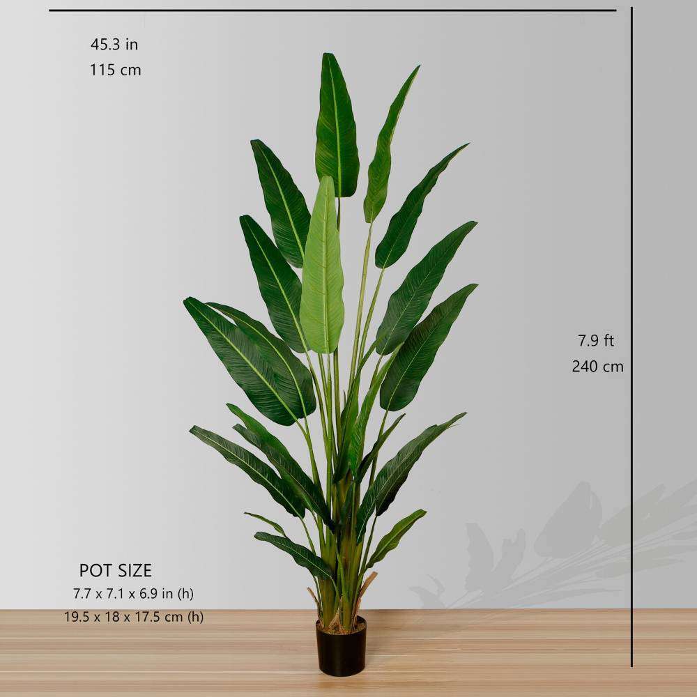 Kola Artificial Travellers Palm Tree Potted Plant (Multiple Sizes)