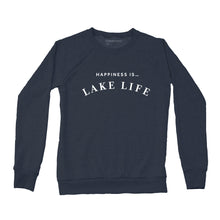 Load image into Gallery viewer, Women&#39;s Lake Life Crew Sweatshirt, True Navy

