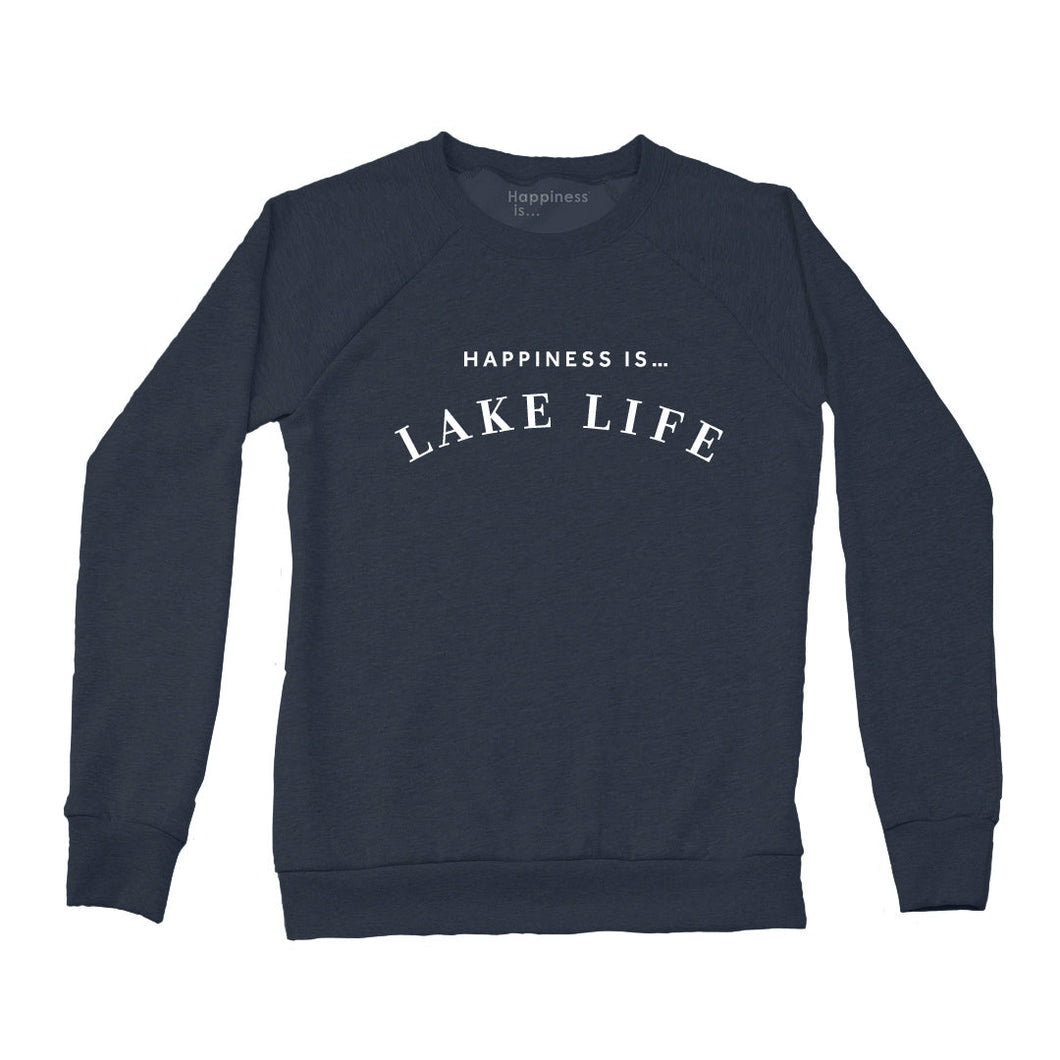 Women's Lake Life Crew Sweatshirt, True Navy