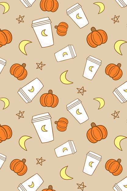 Two Piece - Pumpkin Space Latte in Caramel