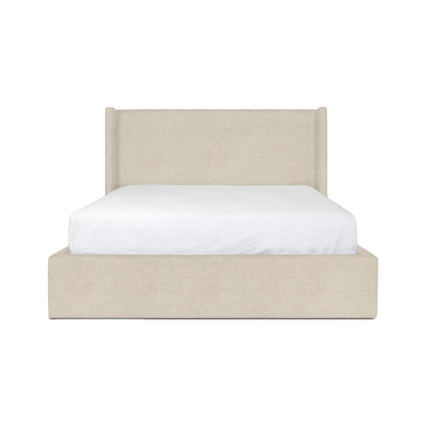 Lourdes Queen Drawer Storage Bed - Cream