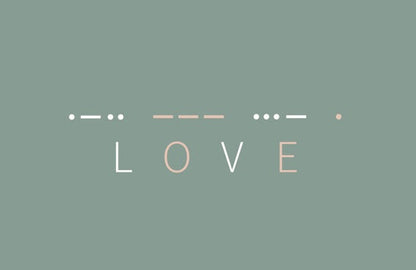 Love Morse Code Bracelet Stack