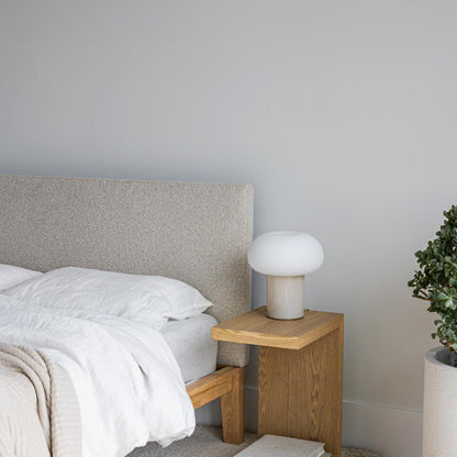 Luna Tool Free Upholstered King Bed - Beige