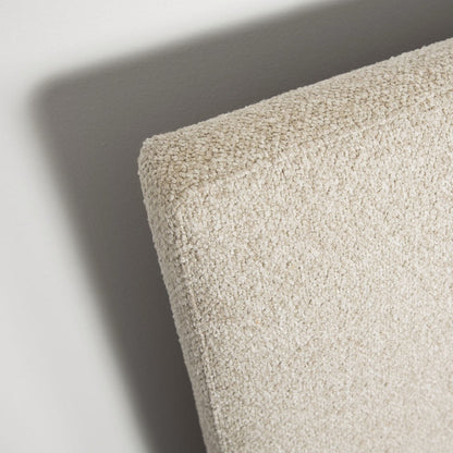 Luna Tool Free Upholstered Double Bed - Beige