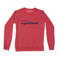 Load image into Gallery viewer, Women&#39;s Good Book Crew Sweatshirt, Chili
