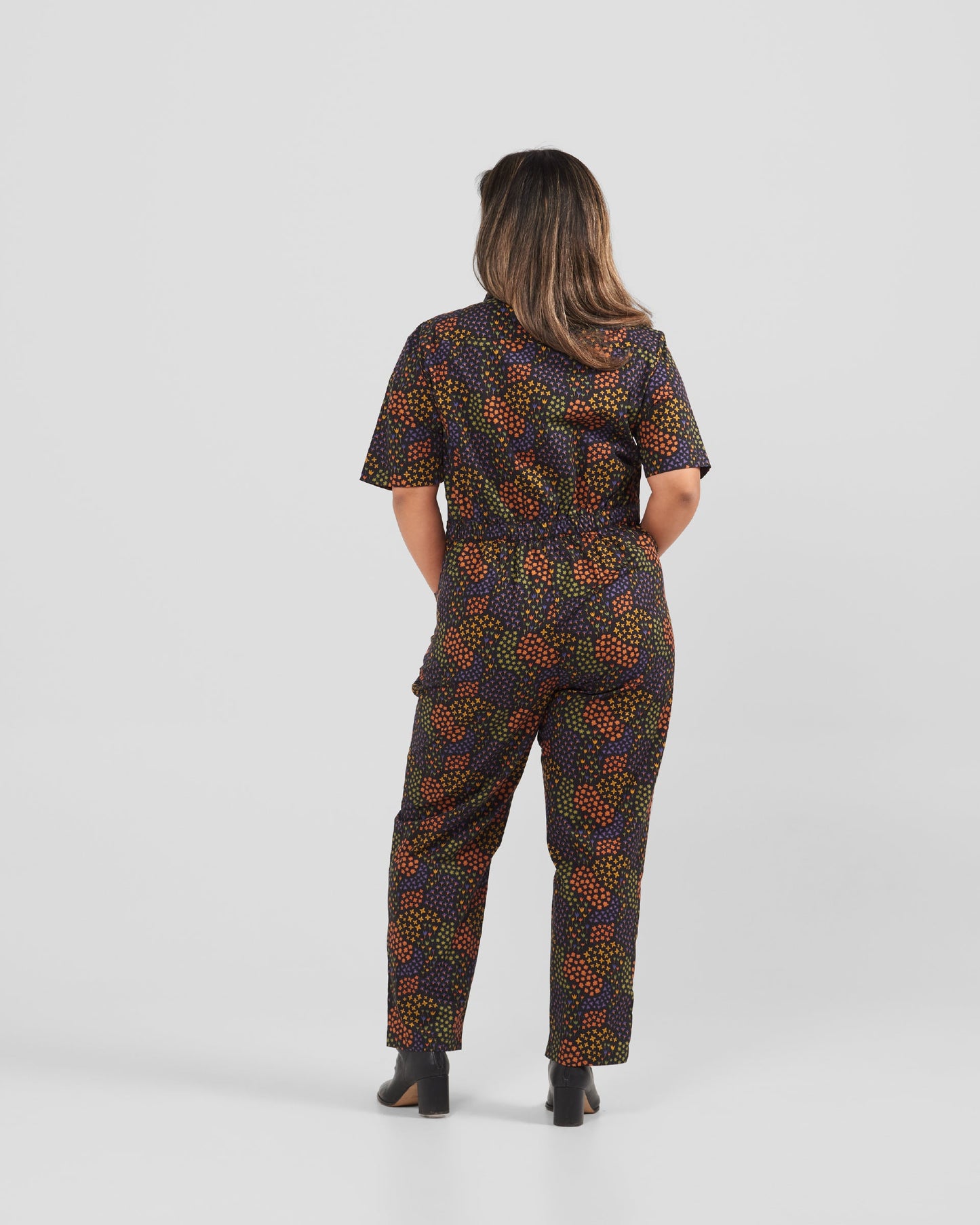 Women's Micro Floral Field Print Jumpsuit