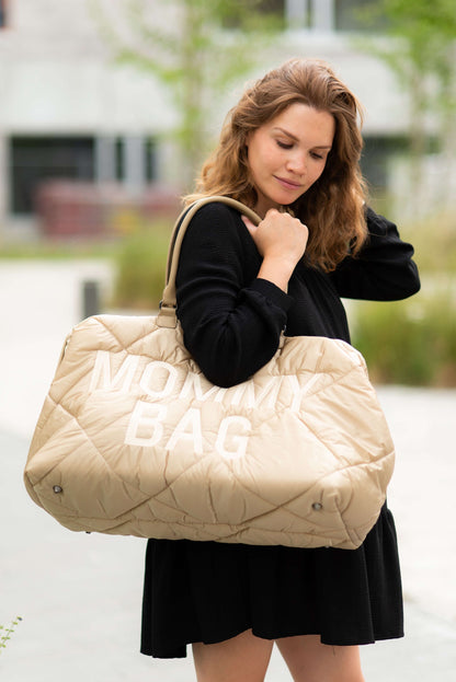 MOMMY BAG - PUFFERED - BEIGE