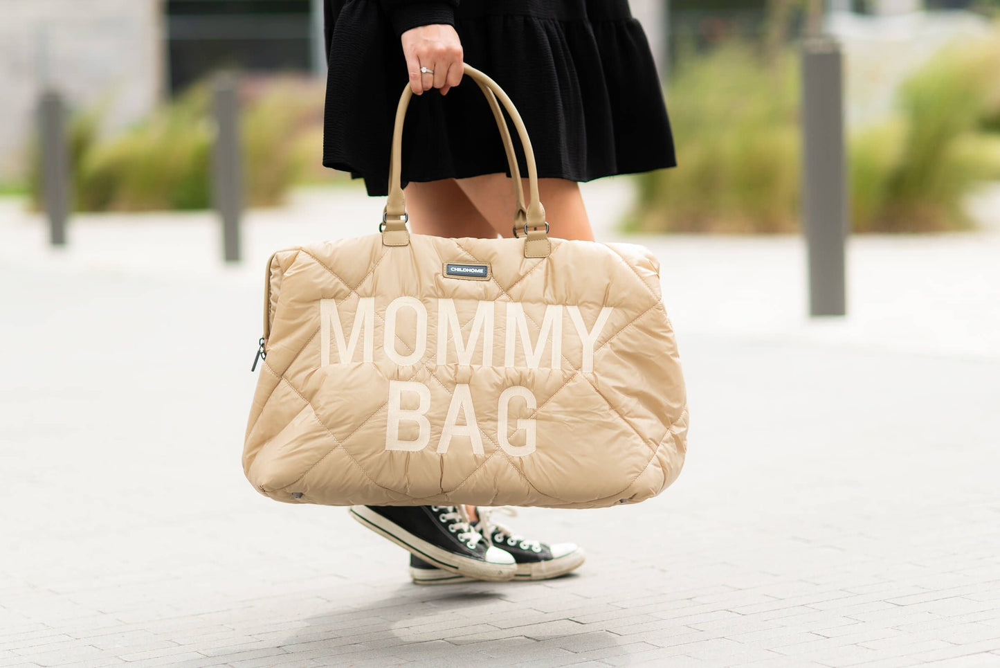 MOMMY BAG - PUFFERED - BEIGE
