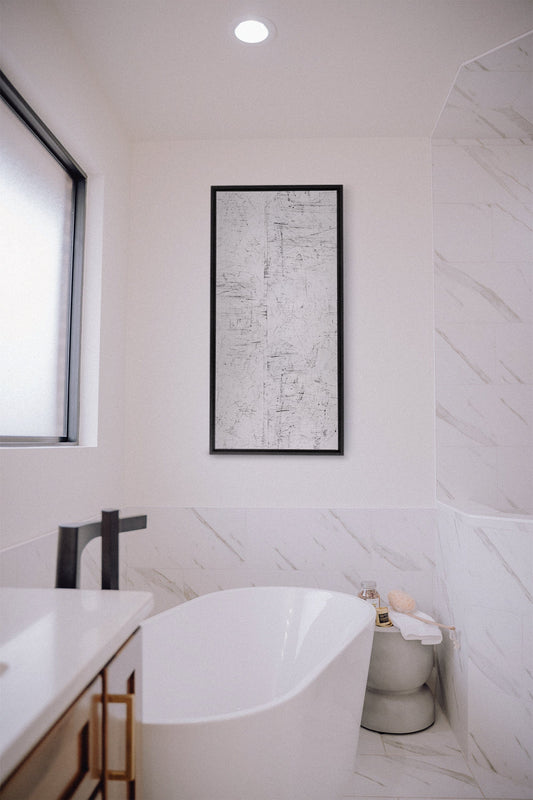 White Chaos, toile étirée||Canvas - White Chaos (KOZY)