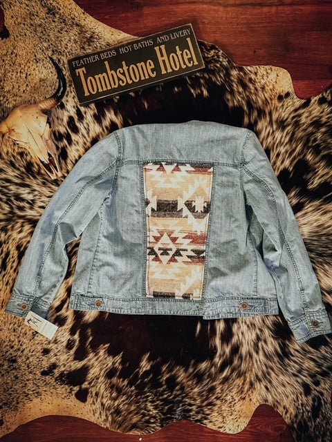 Navajo Panel Denim Shirt