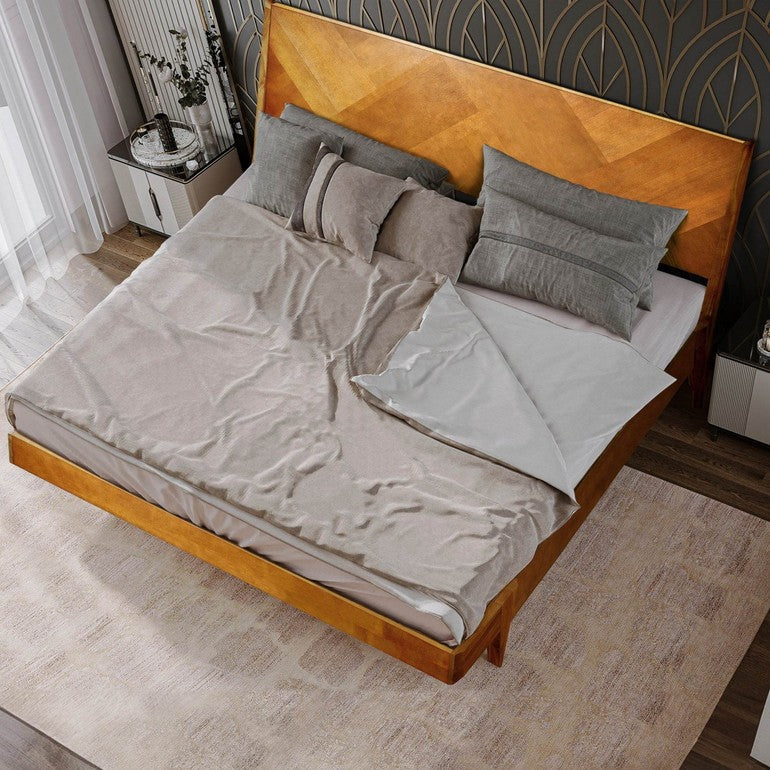 Gazelle Platform Bed Frame With Headboard