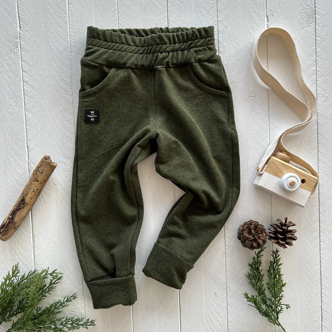 Grow With Me Joggers - Moss