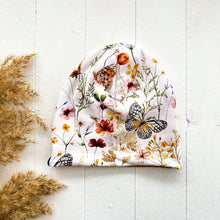 Load image into Gallery viewer, Butterfly Gardens Lined Beanie
