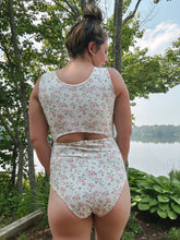 Load image into Gallery viewer, Womans Reversible One Piece Swimsuit {flower power}
