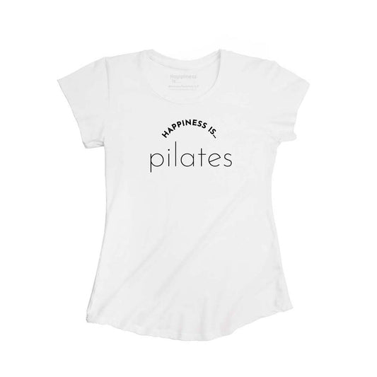 Women's Pilates Bamboo T-Shirt, White