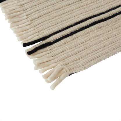 Putki Rug - Offwhite / Black