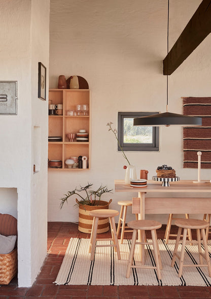 Putki Rug - Offwhite / Black