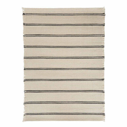 Putki Rug - Offwhite / Black