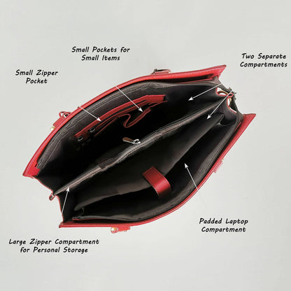 The Signature 17" Bag, Red