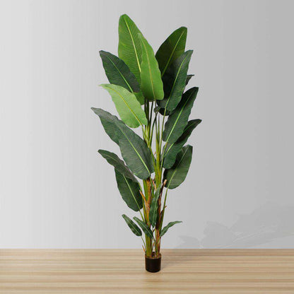 Reyna Artificial Travellers Palm Tree Potted Plant 10'